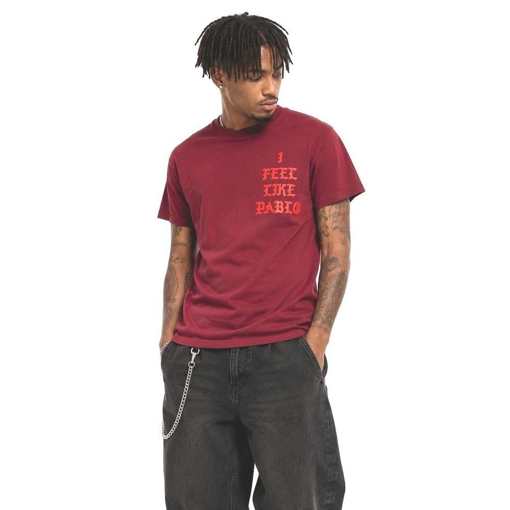 Kanye West | I Feel Like Pablo Ultra Light Beam Maroon T-Shirt TLOP Merch | S - Picture 3 of 5